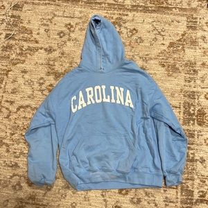 Carolina Blue Fanatics hoodie.